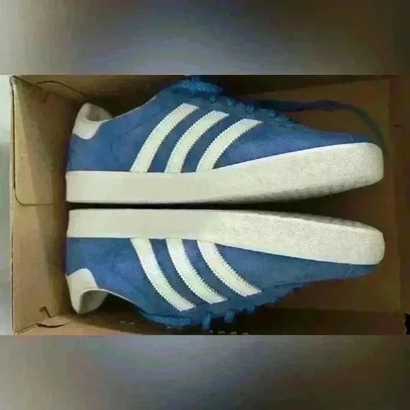 Brand new adidas Gazelle 85 Royal Blue White Size 10 1/2 - Picture 6 of 10